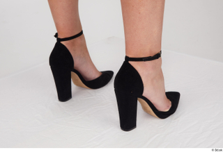 Babbie black high heels sandals business foot shoes 0004.jpg